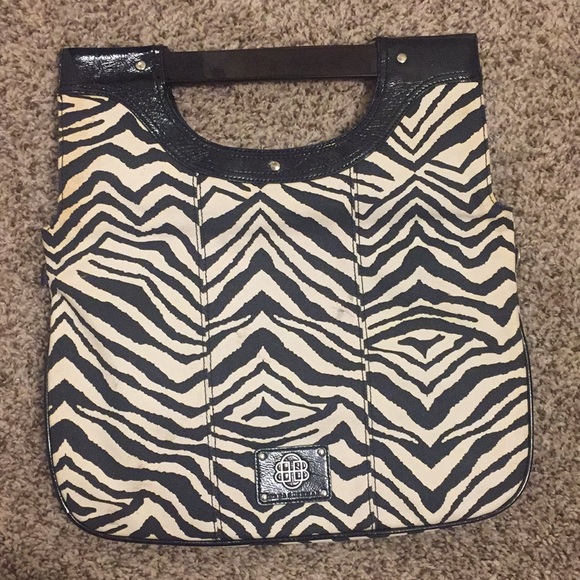 “Dana Buchanan” Zebra Print Purse